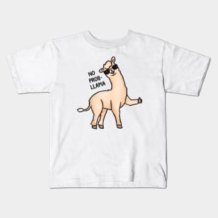 No Probllama Kids T-Shirt